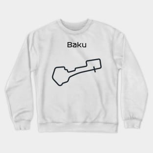 F1 baku track design Crewneck Sweatshirt